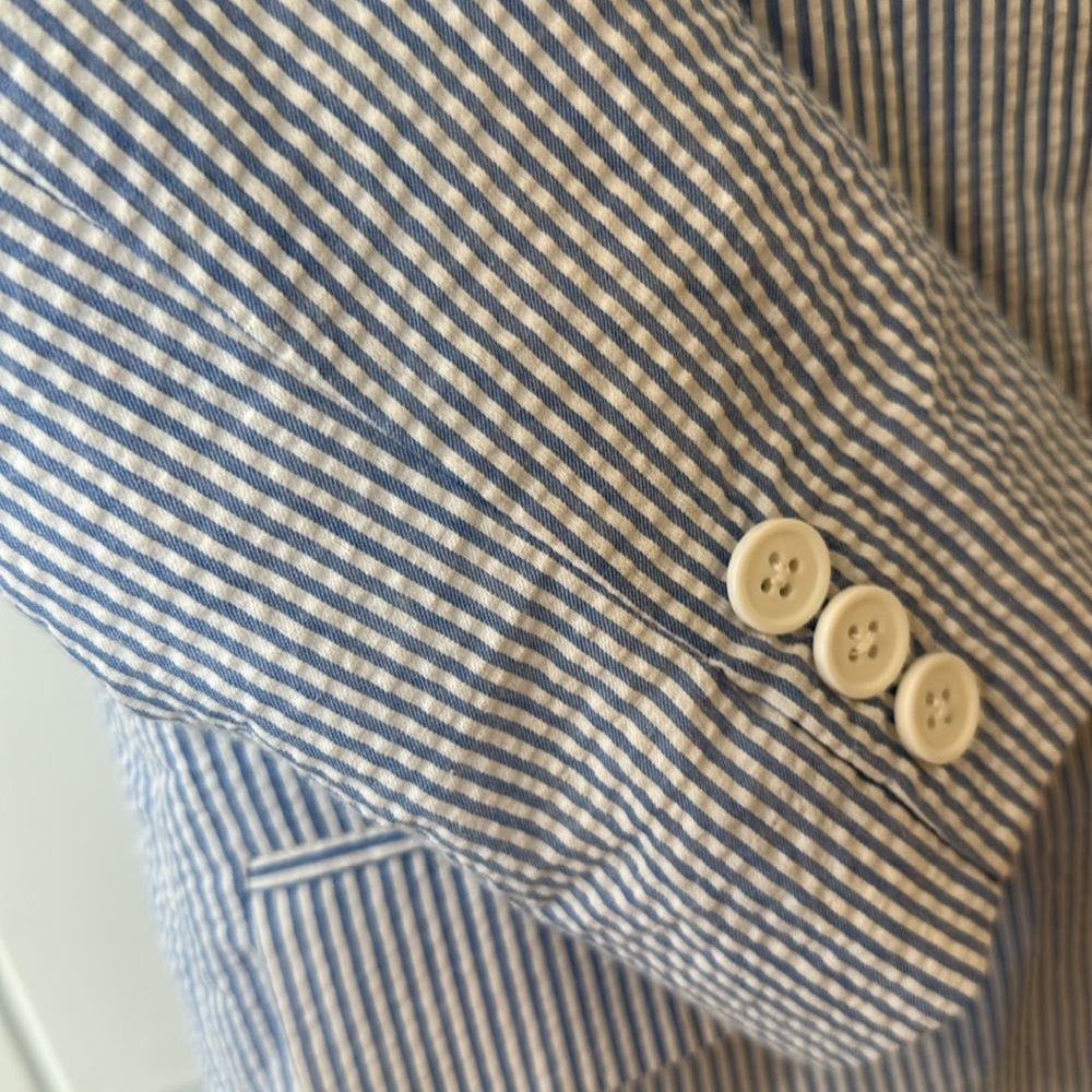 GINO GIOVANNI new without tag boys Searsucker perfect for spring/Easter size 10 - Picture 10 of 12